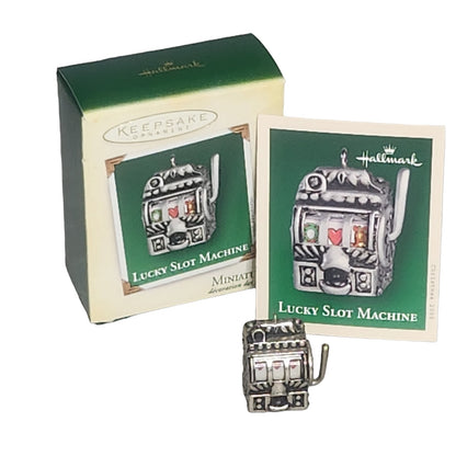 2005 Lucky Slot Machine Hallmark Ornament (Casino) QXM8135