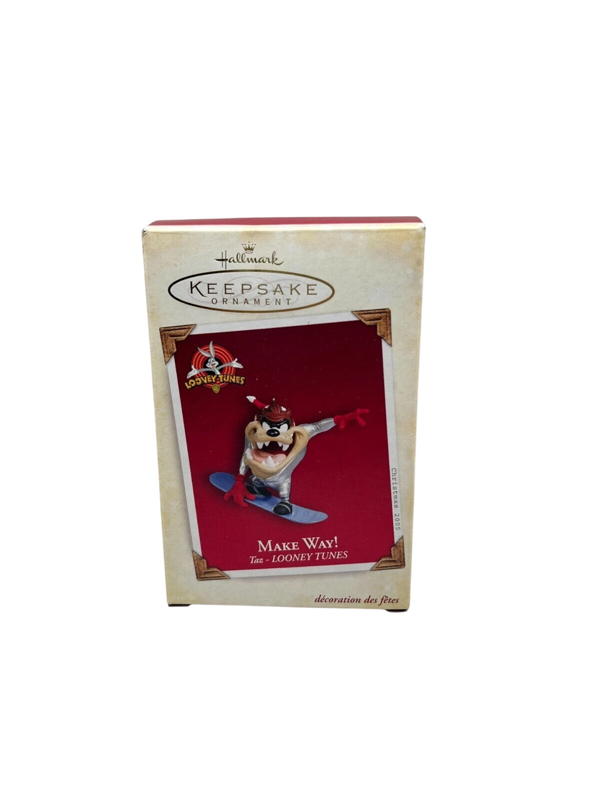 2005 Make Way! Taz Looney Tunes Hallmark Ornament (Looney Tunes) QXI8772 Image2