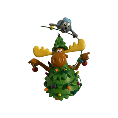 2005 Merry Moose-mas - Rocky & Bullwinkle & Friends Carlton Cards Ornaments (Reindeer) by Carlton Cards CXOR-108N CXOR-108N Image1