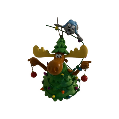 2005 Merry Moose-mas - Rocky & Bullwinkle & Friends Carlton Cards Ornaments (Reindeer) by Carlton Cards CXOR-108N CXOR-108N Image3