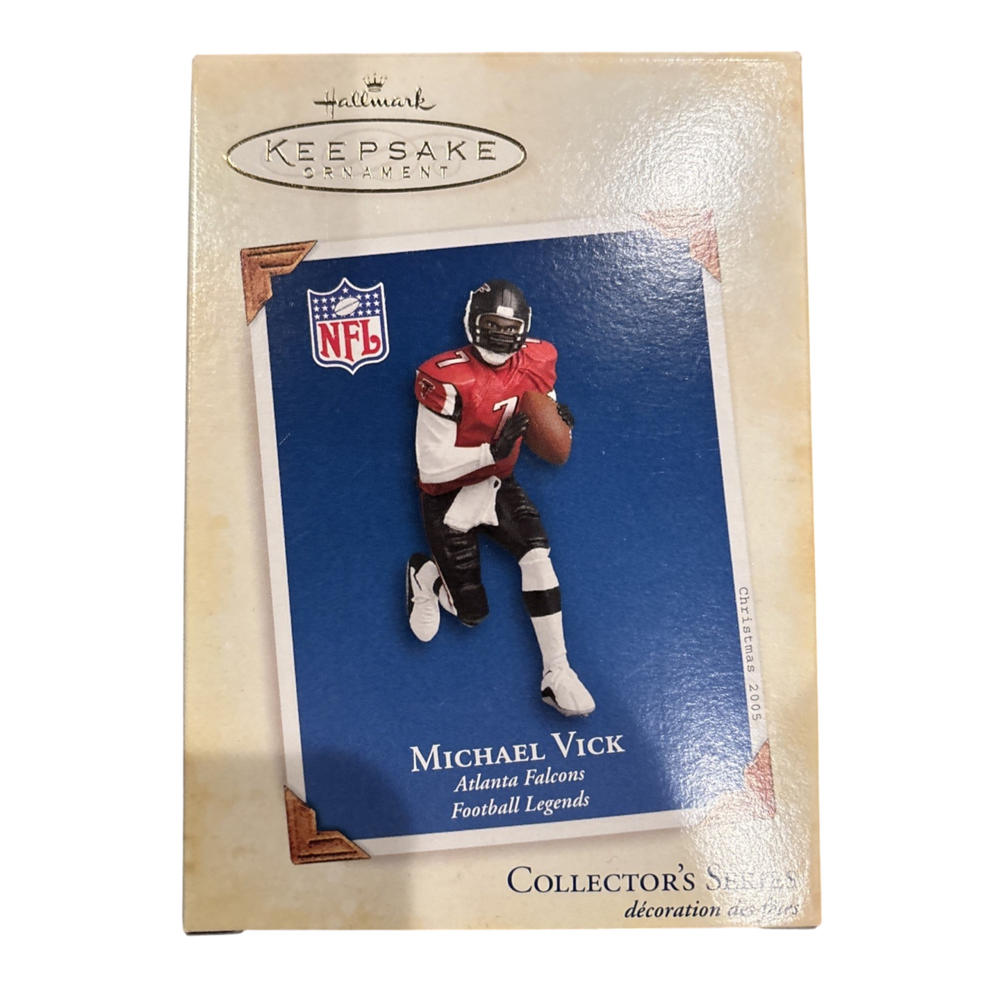 2005 Michael Vick Hallmark Ornament (Football Legends) QX2292