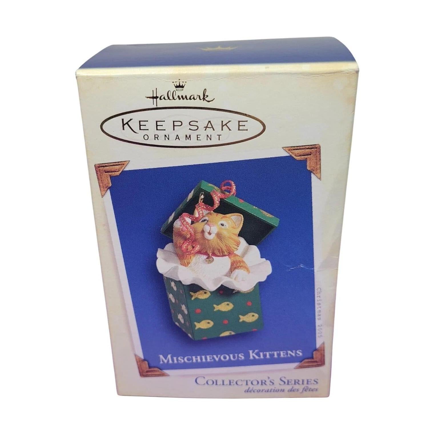 2005 Mischievous Kittens Hallmark Ornament (Mischievous Kittens) QX2225 Image2