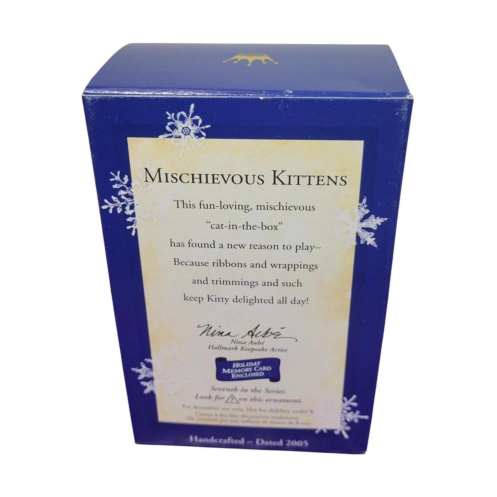 2005 Mischievous Kittens Hallmark Ornament (Mischievous Kittens) QX2225 Image6