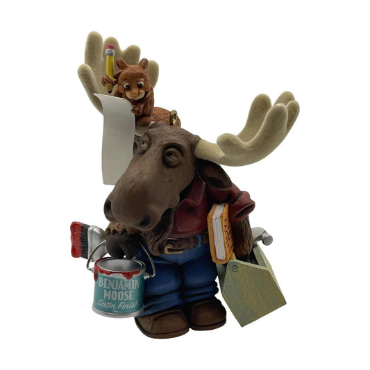 2005 Mooster Fix-It Hallmark Ornament (Moose) QXG4272 Image1