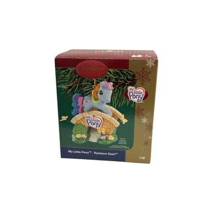 2005 My Little Pony — Rainbow Dash (Bridge & Butterflies) Carlton Cards Heirloom Ornament CXOR-116N Image2