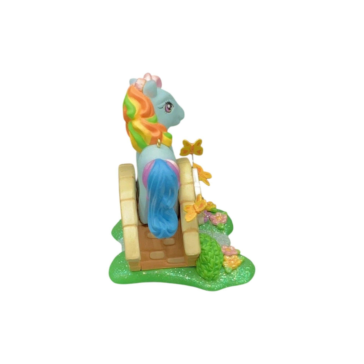 2005 My Little Pony — Rainbow Dash (Bridge & Butterflies) Carlton Cards Heirloom Ornament CXOR-116N Image5