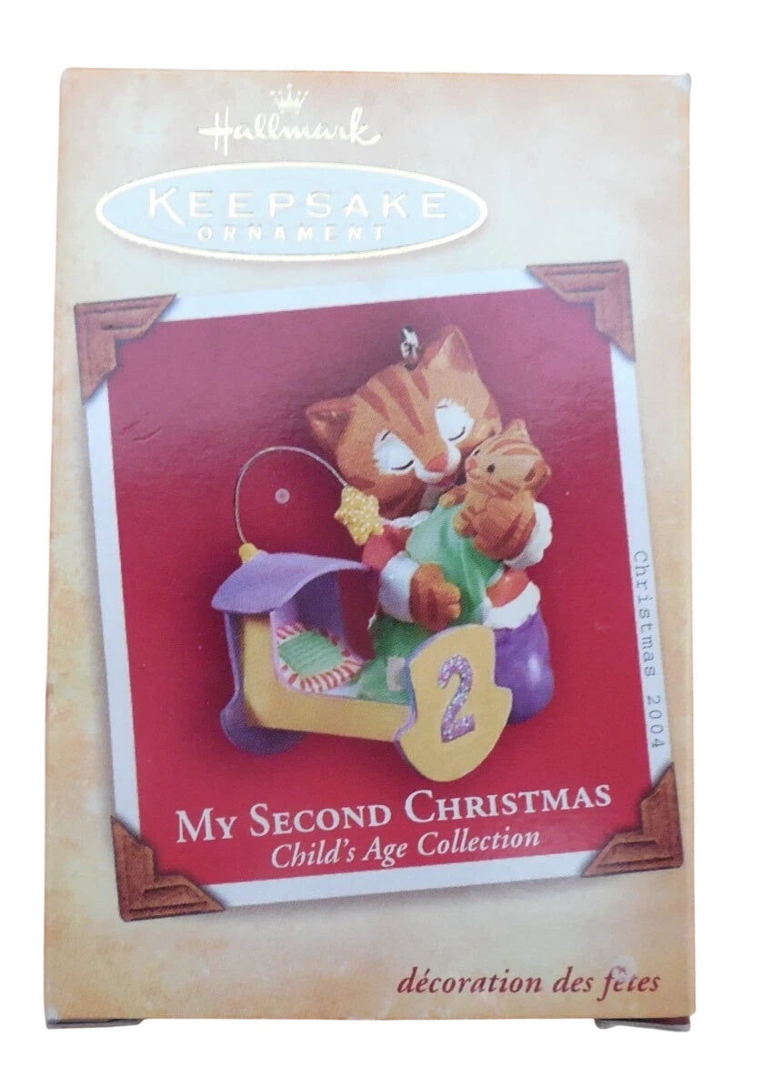 2005 My Second Christmas Hallmark Ornament (Child's Age Collection) QXG4572