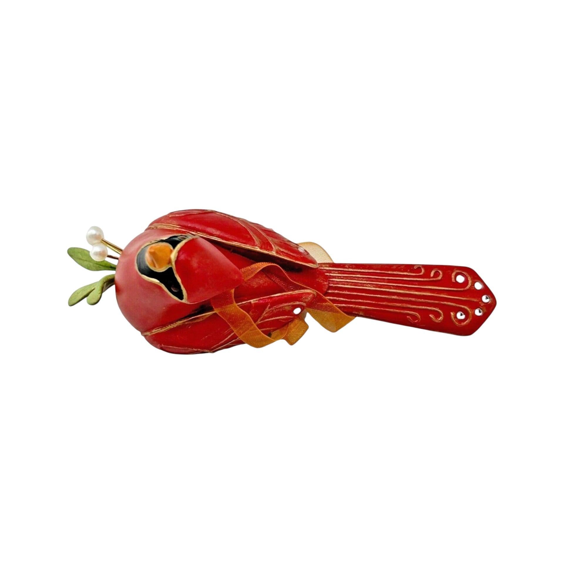 2005 Northern Cardinal Hallmark Ornament (Beauty of Birds) QX2135 Image5