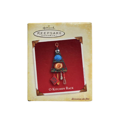 2005 O Kitchen Rack Hallmark Ornament (Kitchen) QXG4282