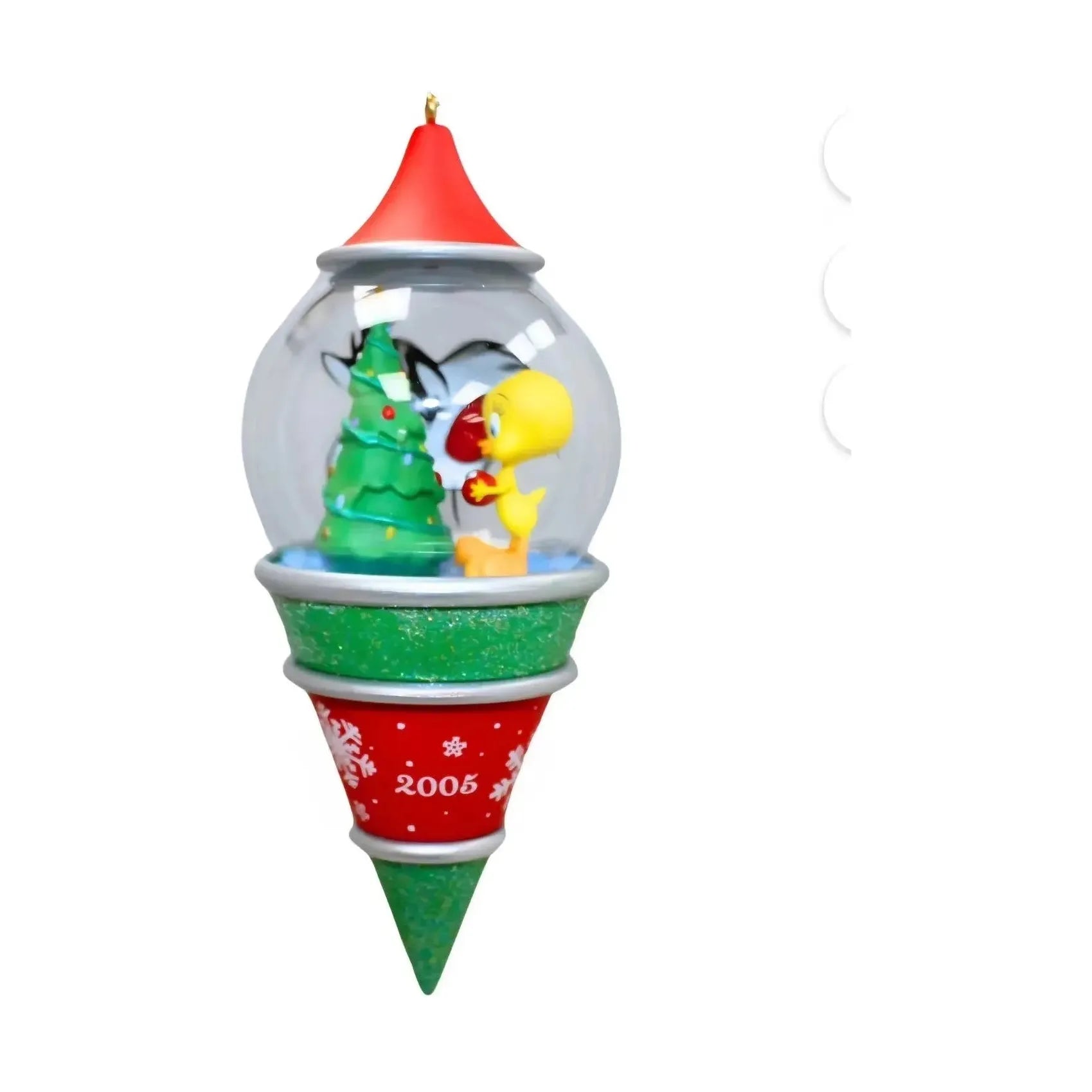 2005 Peek-A-Boo! Hallmark Ornament (Sylvester and Tweety - Looney Tunes) QXI8755 Image1