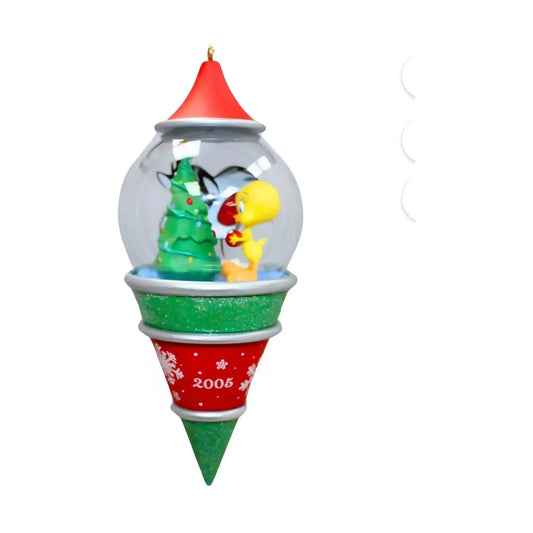 2005 Peek-A-Boo! Hallmark Ornament (Sylvester and Tweety - Looney Tunes) QXI8755 Image1