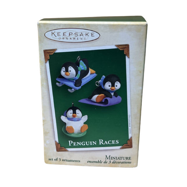 2005 Penguin Races Hallmark Ornament (Kris' Penguins) QXM8155