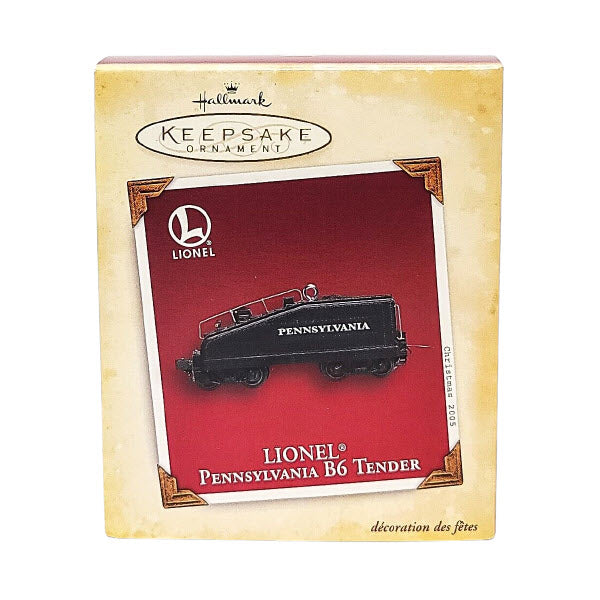 2005 Pennsylvania B6 Tender Hallmark Ornament (Lionel) QXI6122