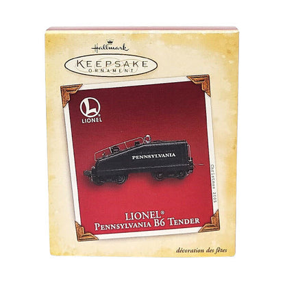 2005 Pennsylvania B6 Tender Hallmark Ornament (Lionel) QXI6122