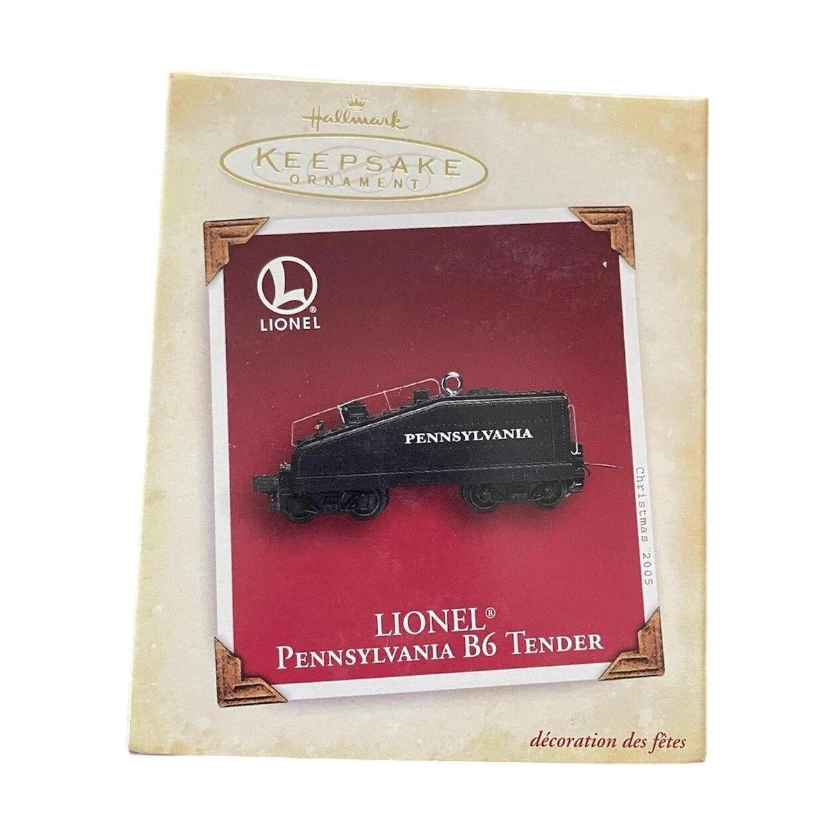 2005 Pennsylvania B6 Tender Hallmark Ornament (Lionel) QXI6122 Image2