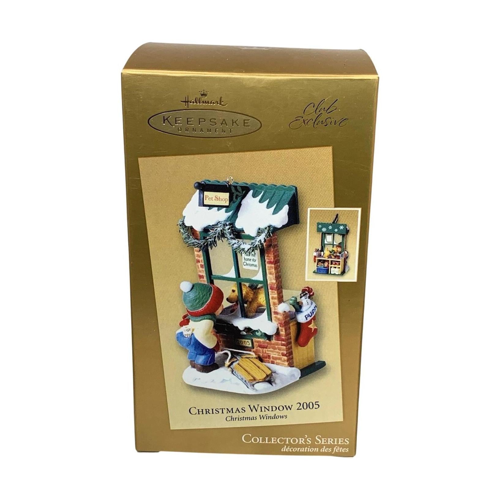 2005 Pet Shop Hallmark Ornament (Christmas Window) QXC5003 Image2