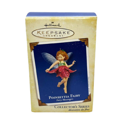 2005 Poinsettia Fairy Hallmark Ornament (Fairy Messengers) QX2145