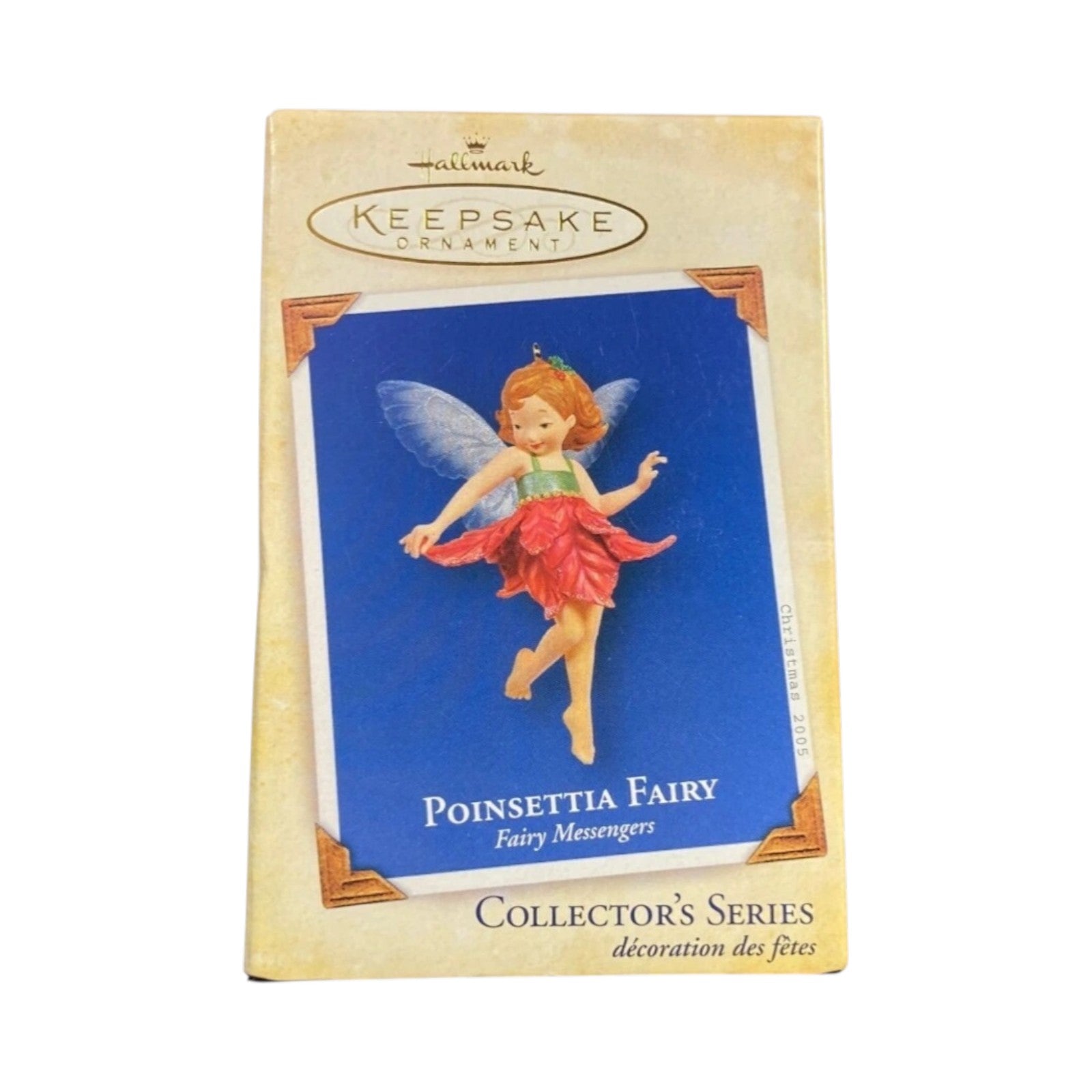 2005 Poinsettia Fairy Hallmark Ornament (Fairy Messengers) QX2145 Image2