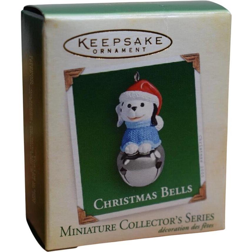2005 Puppy Hallmark Ornament (Christmas Bell) QXM8975