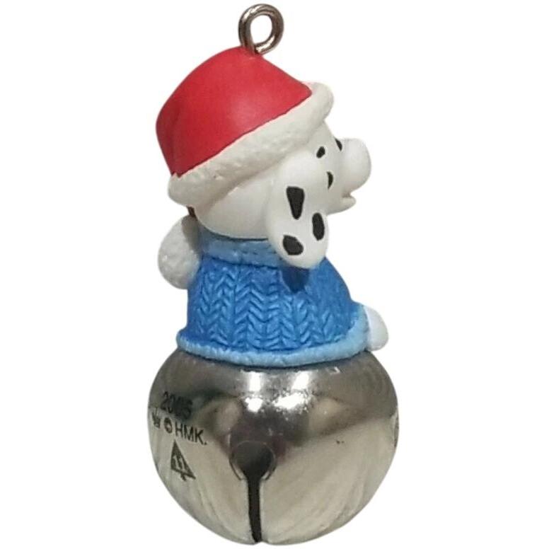 2005 Puppy Hallmark Ornament (Christmas Bell) QXM8975