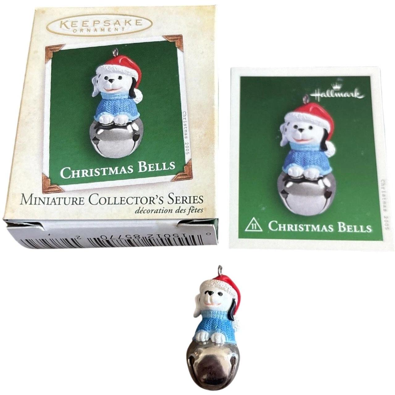 2005 Puppy Hallmark Ornament (Christmas Bell) QXM8975
