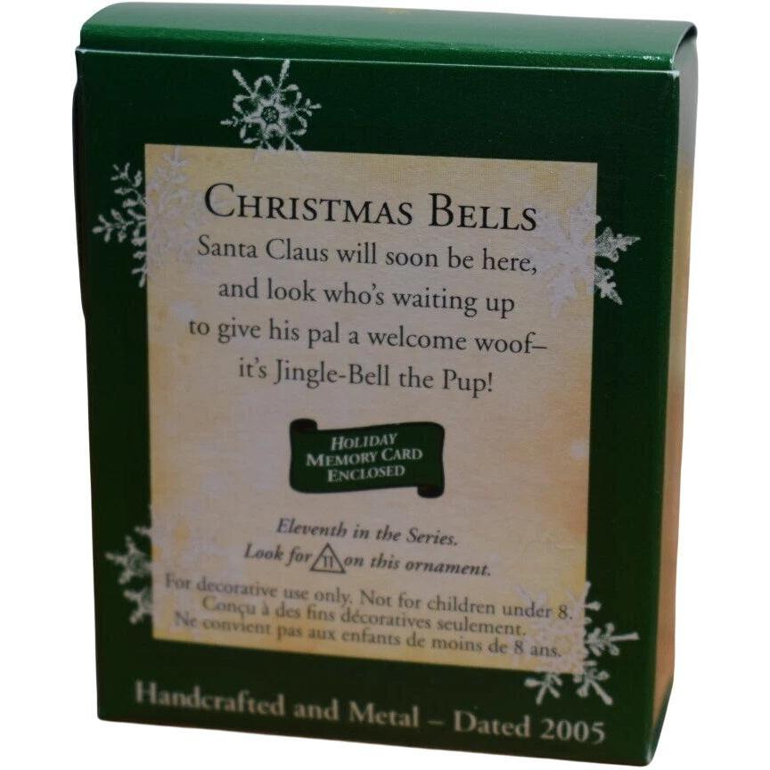 2005 Puppy Hallmark Ornament (Christmas Bell) QXM8975