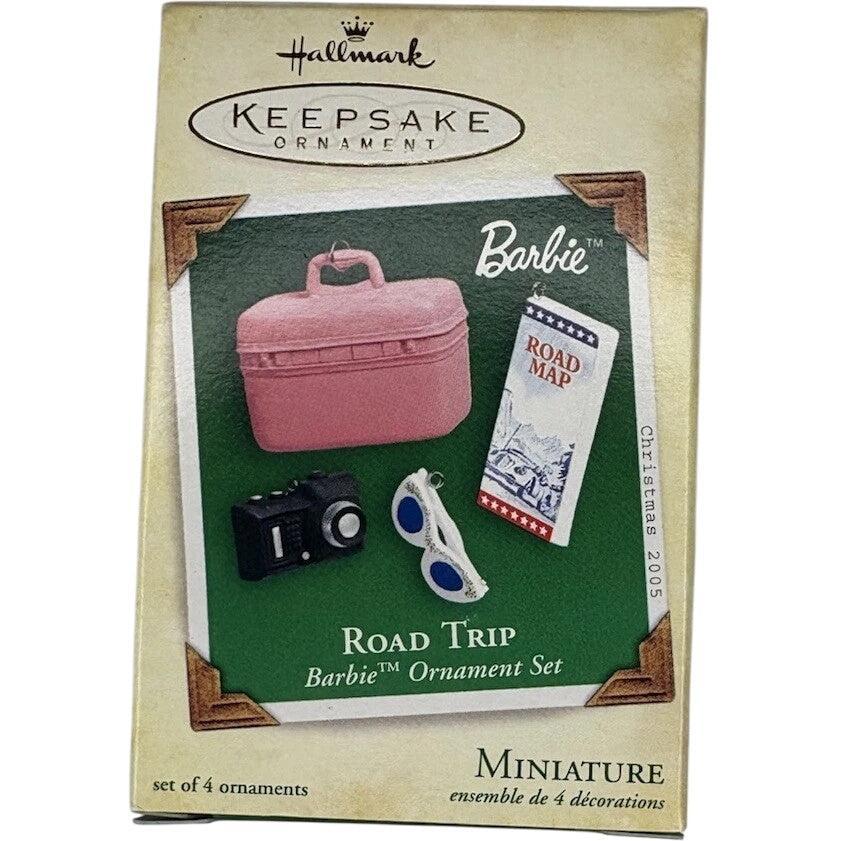 2005 Road Trip Barbie Ornament Set Hallmark Ornament (Barbie) QXM8982