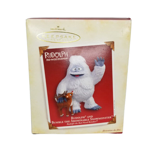 2005 Rudolph and Bumble Hallmark Ornament (Rudolph the Red-Nosed Reindeer) QXG4475