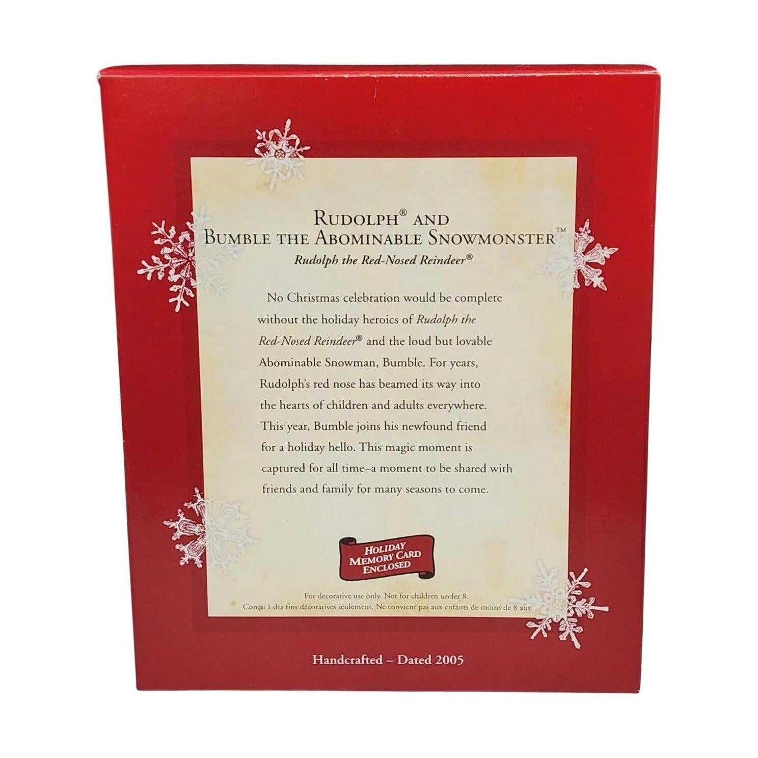 2005 Rudolph and Bumble Hallmark Ornament (Rudolph the Red-Nosed Reindeer) QXG4475 Image6
