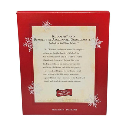 2005 Rudolph and Bumble Hallmark Ornament (Rudolph the Red-Nosed Reindeer) QXG4475 Image6