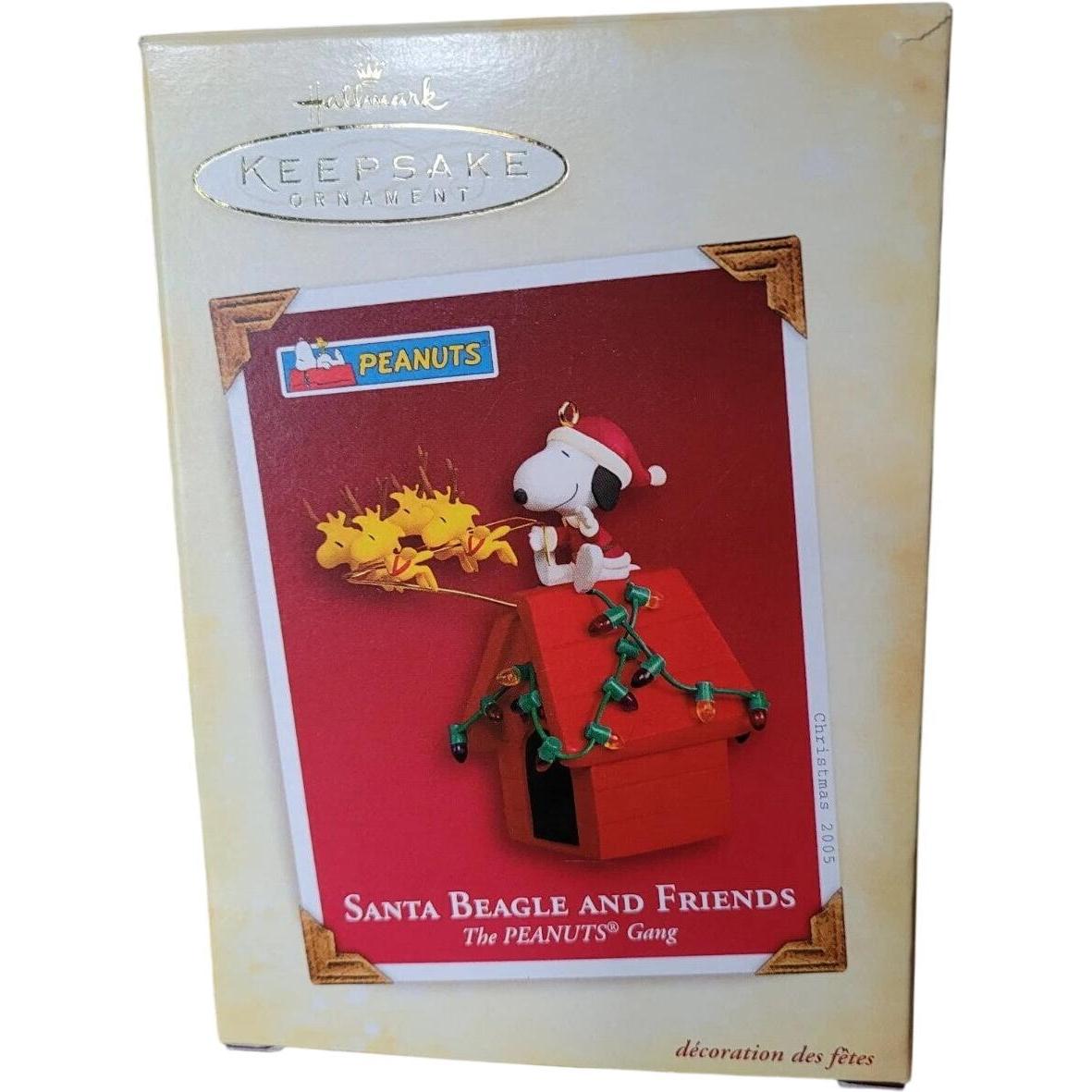 2005 Santa Beagle and Friends Hallmark Ornament (Peanuts) QXI6485