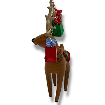 2005 Santa's Little Shopper Hallmark Ornament (Shopping / Reindeer) QXG4302