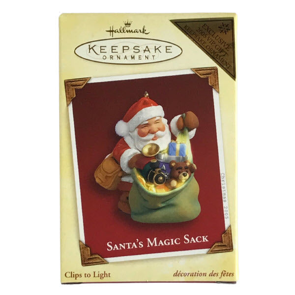 2005 Santa's Magic Sack Hallmark Ornament (Santa Claus) QXG4465