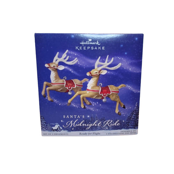 2005 Santa's midnight Ride Hallmark Ornament (Ready for Flight) QP1745
