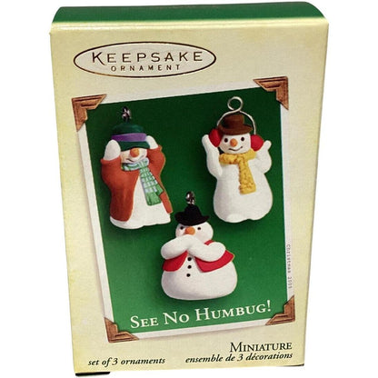 2005 See No Humbug! Hallmark Ornament (Snowman) QXM8152