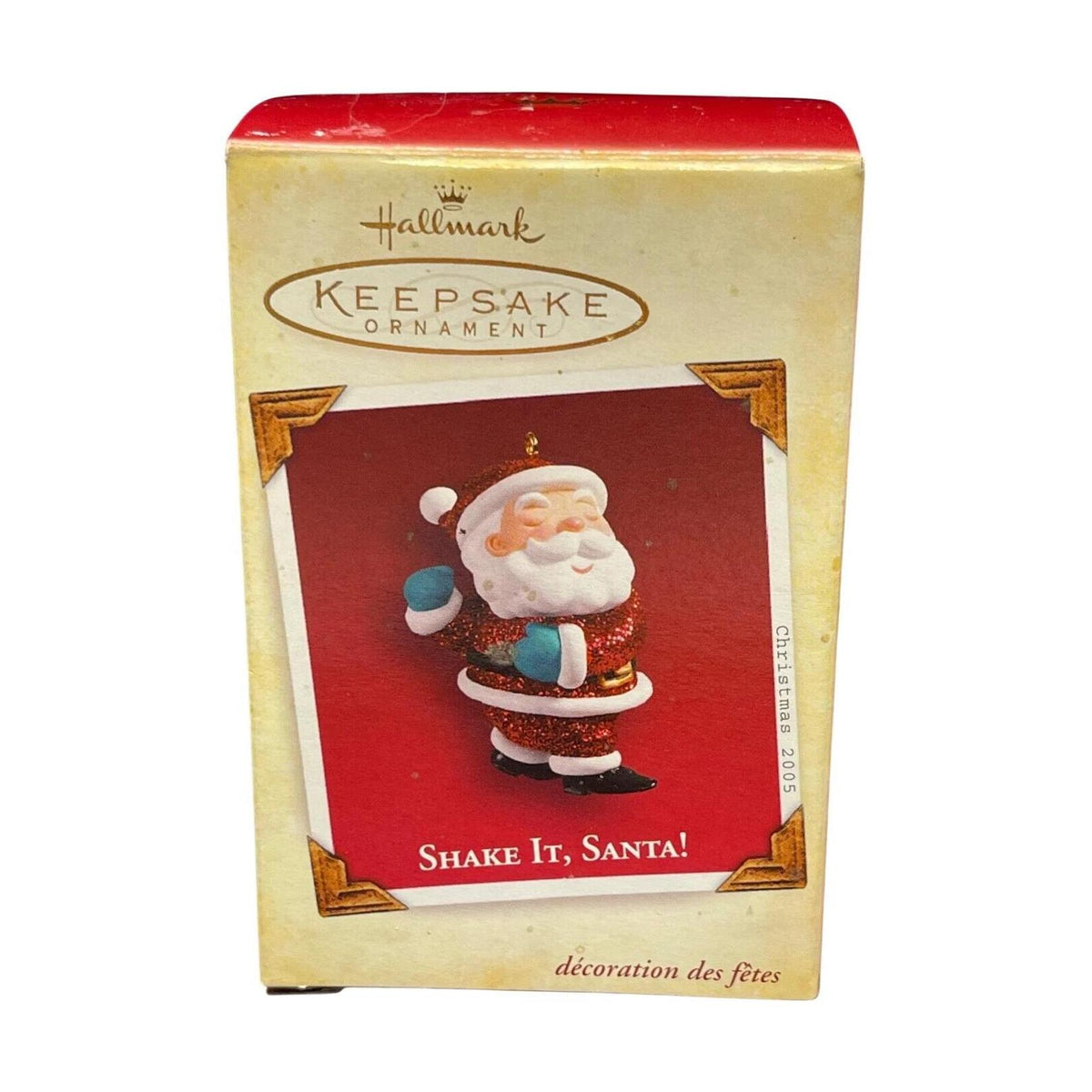 2005 Shake It, Santa! Hallmark Ornament (Santa Claus) WD3533 Image2