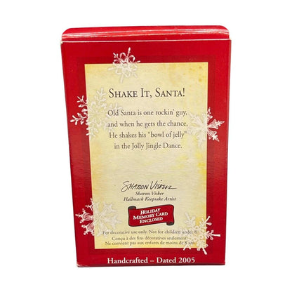 2005 Shake It, Santa! Hallmark Ornament (Santa Claus) WD3533 Image6