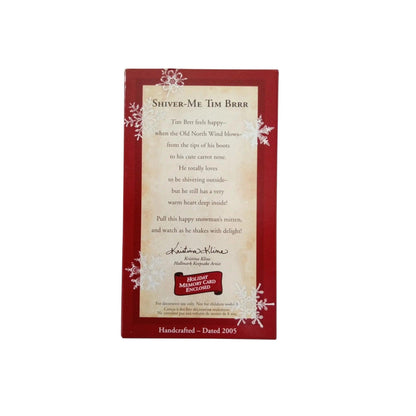 2005 Shiver-Me Tim Brrr Hallmark Ornament (Snowmand) QLX7582 Image6