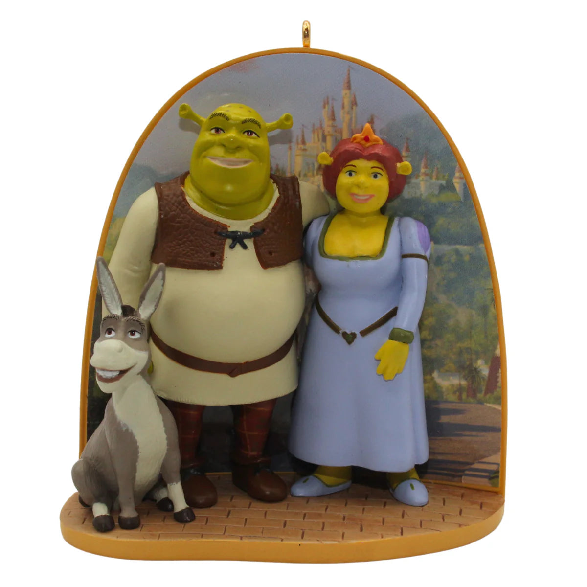 2005 Shrek and Princess Fiona Hallmark Ornament (Shrek) QXI6492