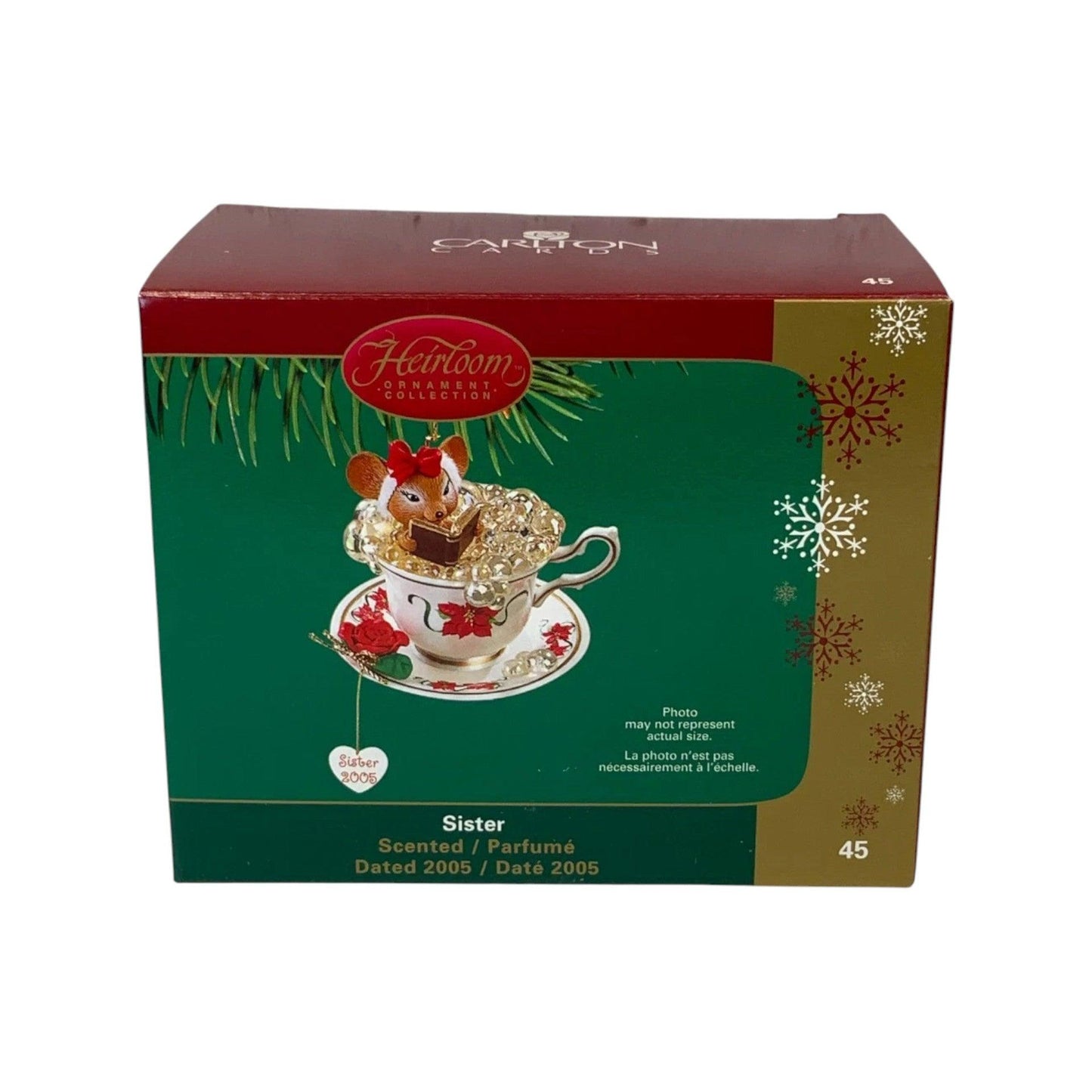 2005 Sister - Tea (Family) Carlton Cards Heirloom Ornament CXOR-045N Image2