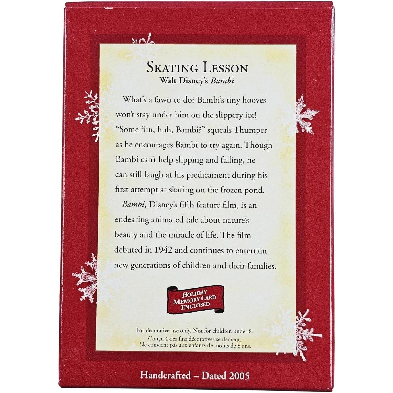 2005 Skating Lesson (Bambi)