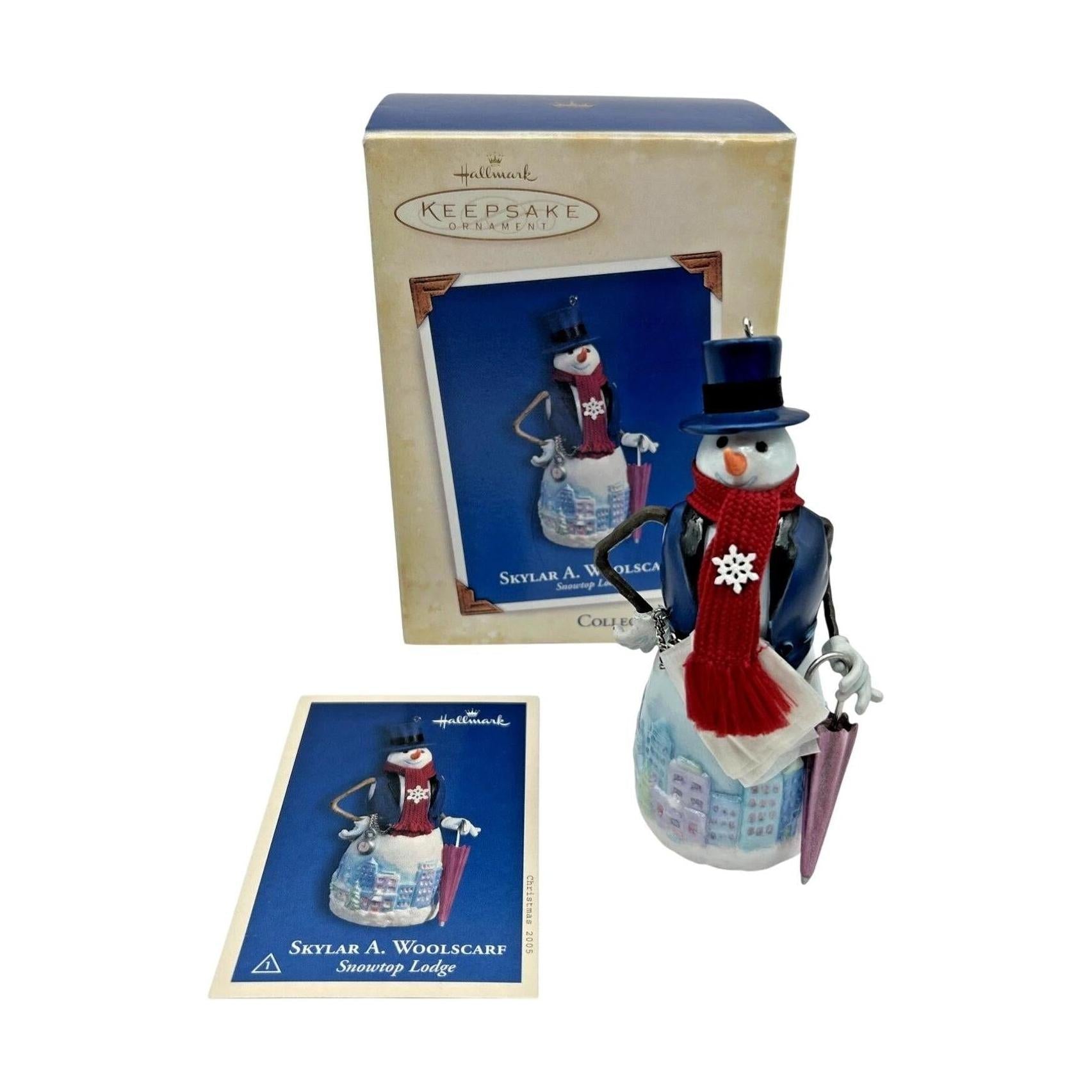 2005 Skylar A. Woolscarf Hallmark Ornament (Snowtop Lodge) QX2405 Image5