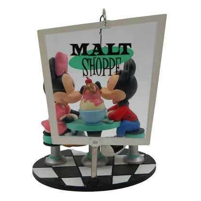 2005 Soda Shop Sweethearts Hallmark Ornament (Mickey and Minnie) QRP4072 Image3