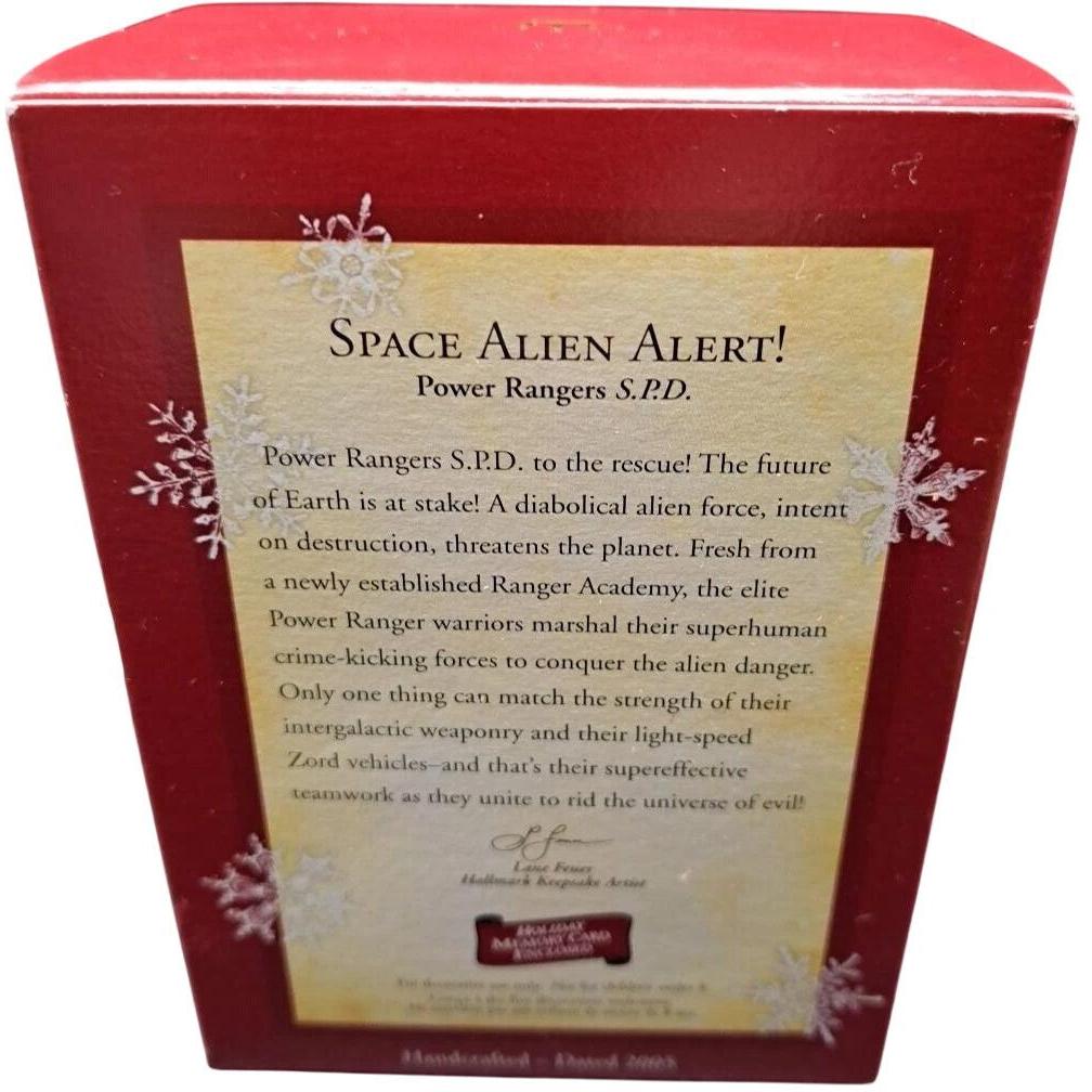 2005 Space Alien Alert! Hallmark Ornament (Power Rangers S.P.D.) QXI6505