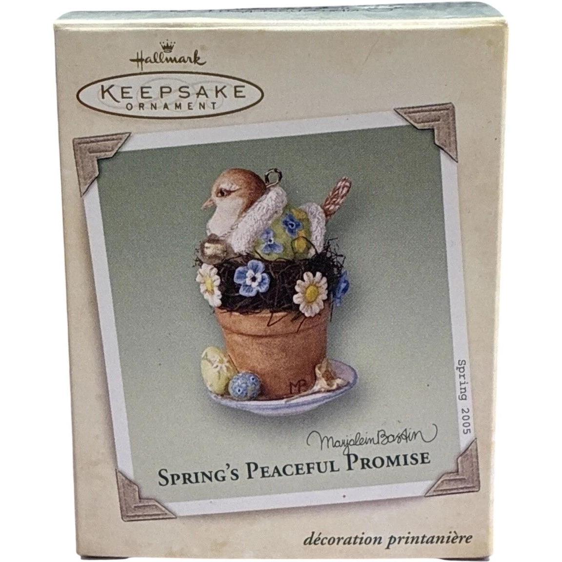 2005 Spring's Peaceful Promise Hallmark Ornament (Nature's Sketchbook) QEO8262