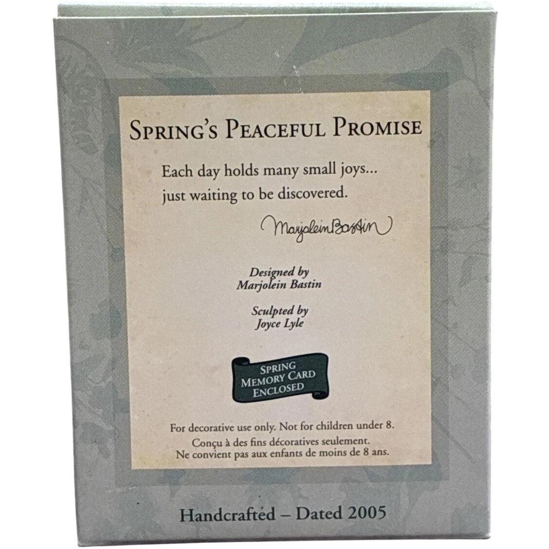 2005 Spring's Peaceful Promise Hallmark Ornament (Nature's Sketchbook) QEO8262