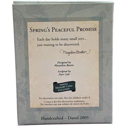 2005 Spring's Peaceful Promise Hallmark Ornament (Nature's Sketchbook) QEO8262