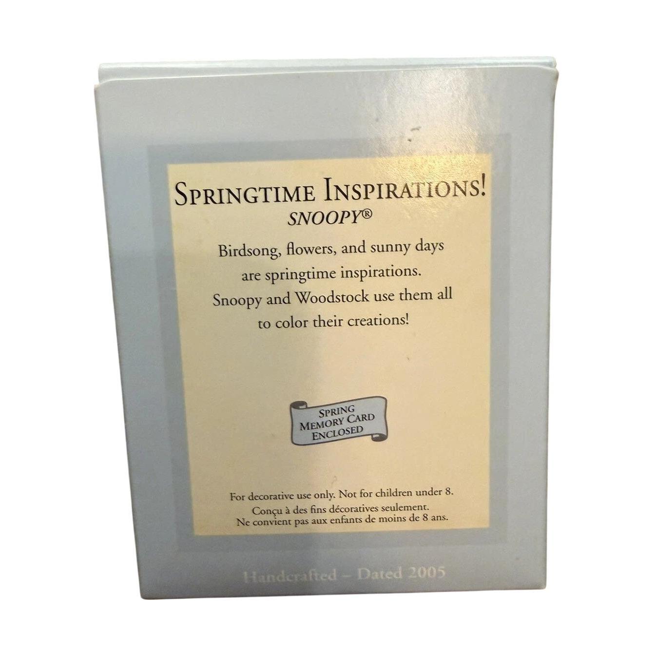 2005 Springtime Inspirations! Hallmark Ornament (Snoopy) QEO8255 Image6