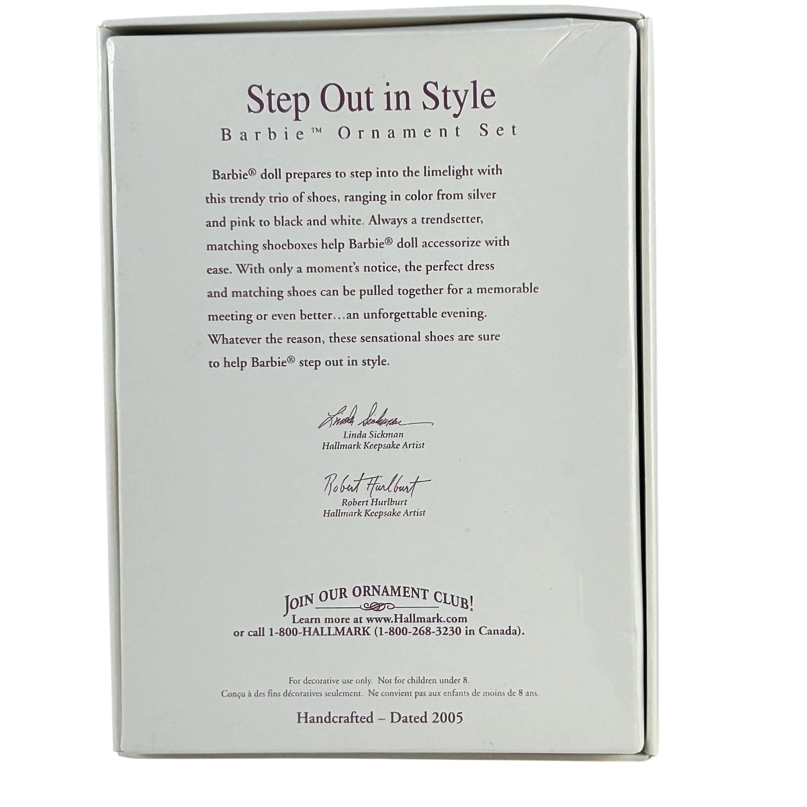 2005 Step Out in Style Hallmark Ornament (Babie) QXE2362