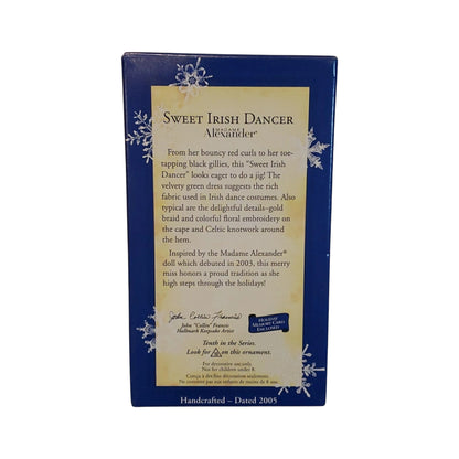 2005 Sweet Irish Dancer Hallmark Ornament (Madame Alexander) QX2055 Image5